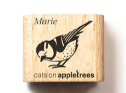 Stempel Blaumeise Marie (Cats on appletrees) - Polly Paper - Umweltfreundliche Schreibwaren