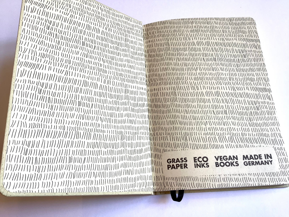 Wochenkalender A5 matabooks Graspapier vegan 2027