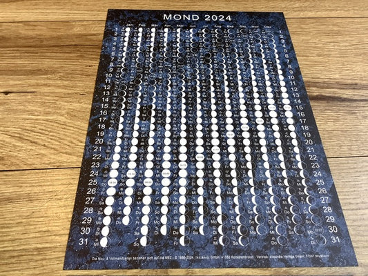 Mondkalender A4 Recycling 2025 (!)