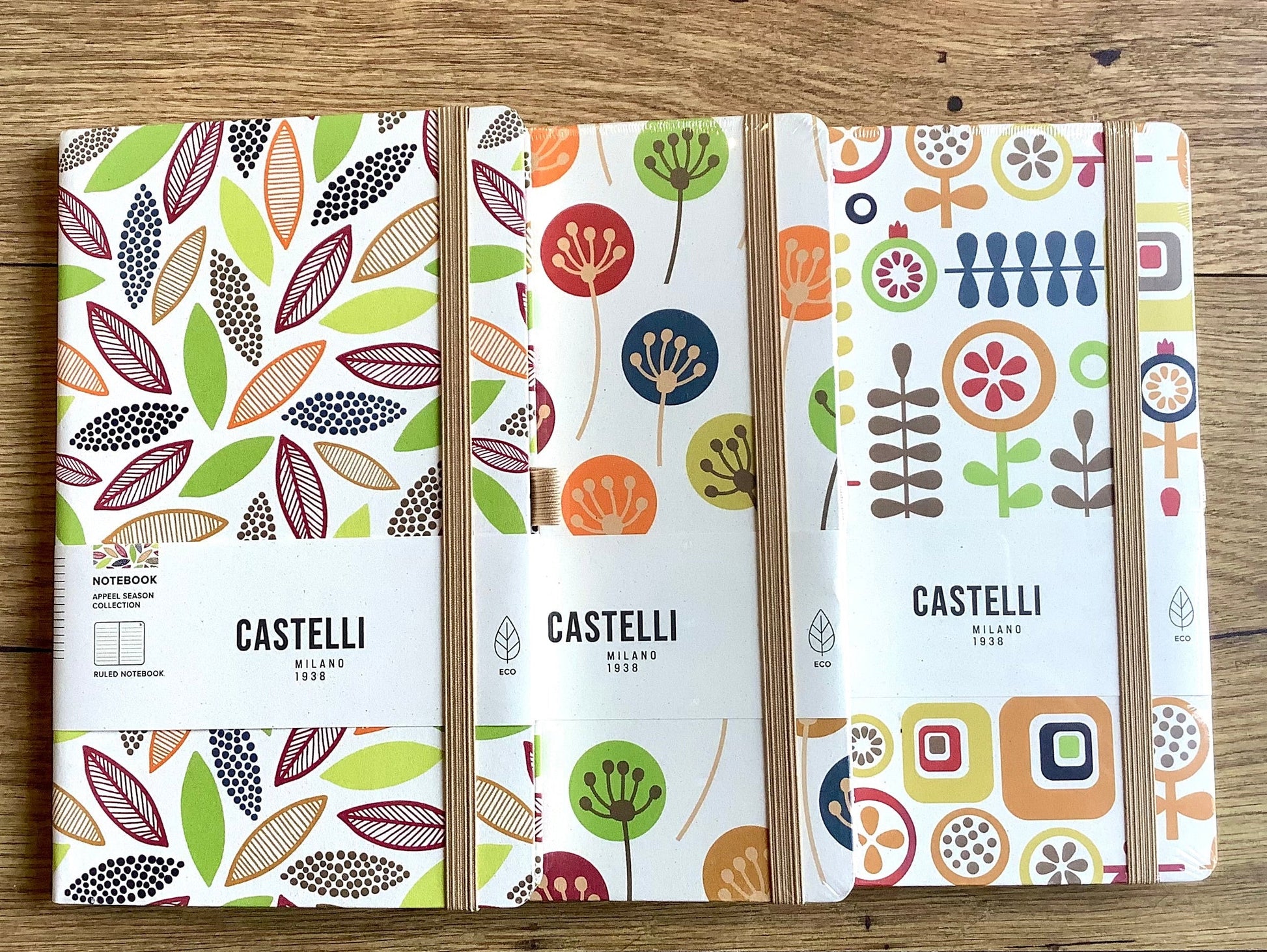 Italienisches Notizbuch aus Apfelpapier "appeal" von castelli