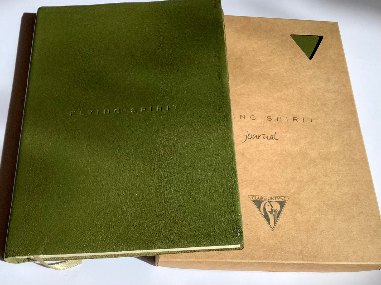 notizbuch_liniert_Ledercover_clairefontaine-gruen