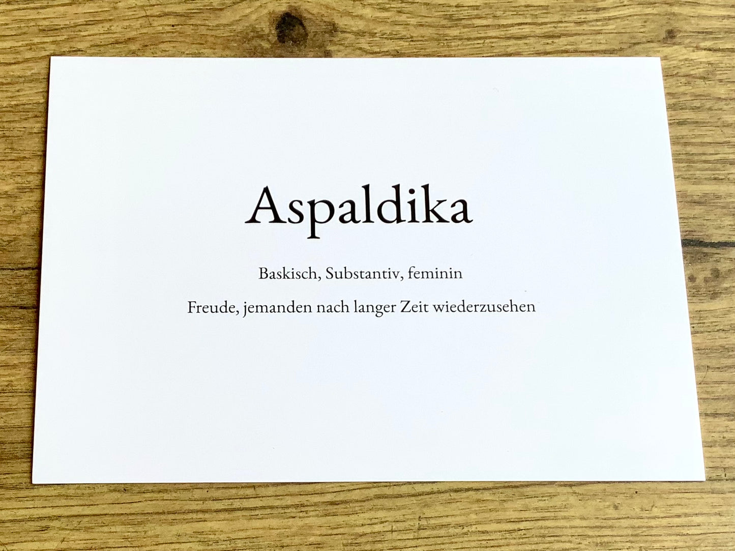Wortschatzkarte Aspakdika