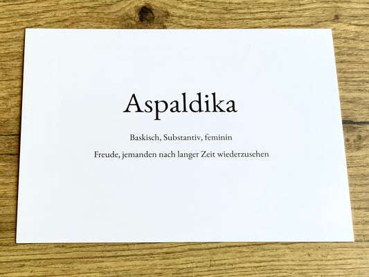 Wortschatzkarte Aspakdika