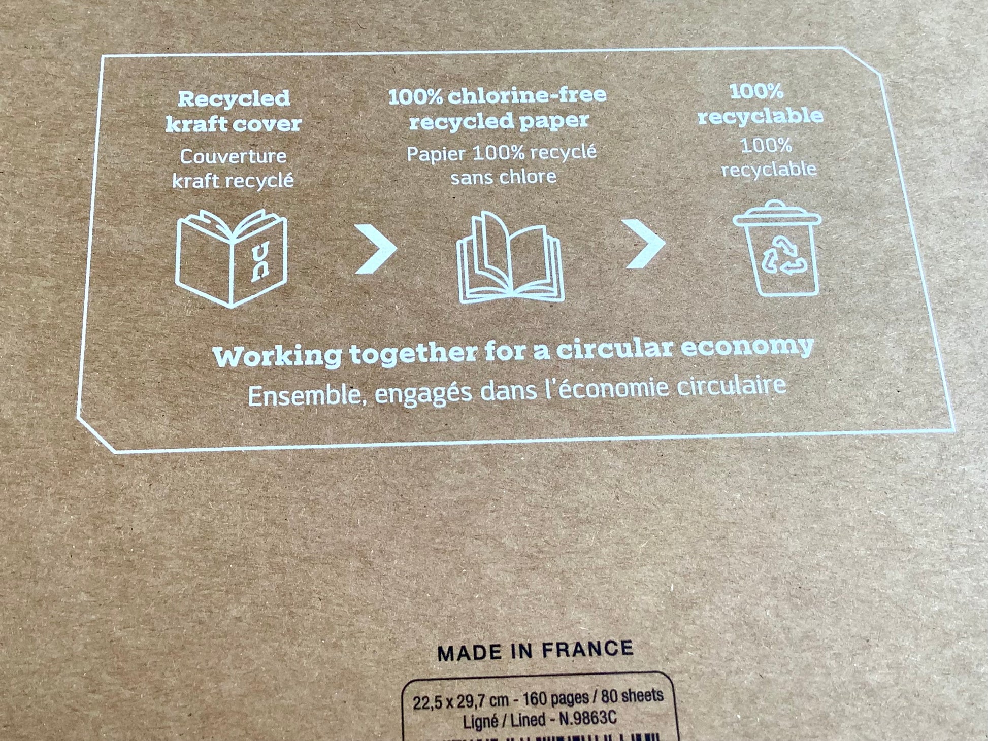Rückseite Projektbuch Uninotes