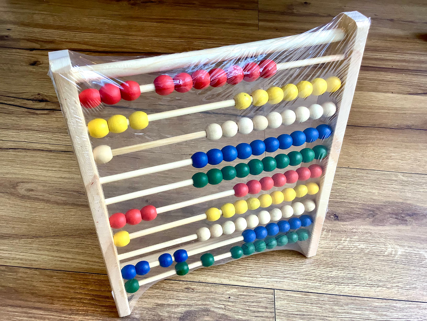 Rechenschieber aus Holz