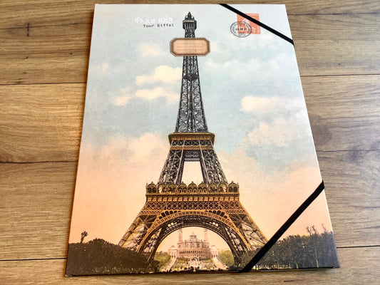 Eckspanner A4 Paris Eiffelturm Portfolio