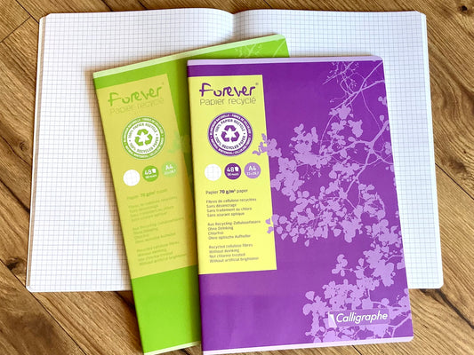 Notizheft A4 96S. kariert 70g Forever - Polly Paper - Umweltfreundliche Schreibwaren