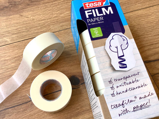 tesafilm Paper 33m 19mm Papierklebeband 8 Rollen