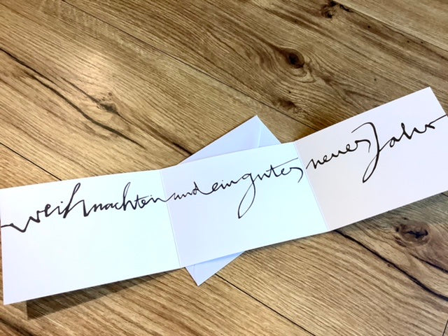 Briefkarte Fröhliche Weihnachten gutes neues Jahr (Jordan /Kettcards)