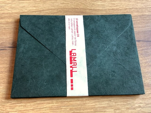 Briefumschläge 10x C6 Nepalpapier Lamali° - Polly Paper - Umweltfreundliche Schreibwaren