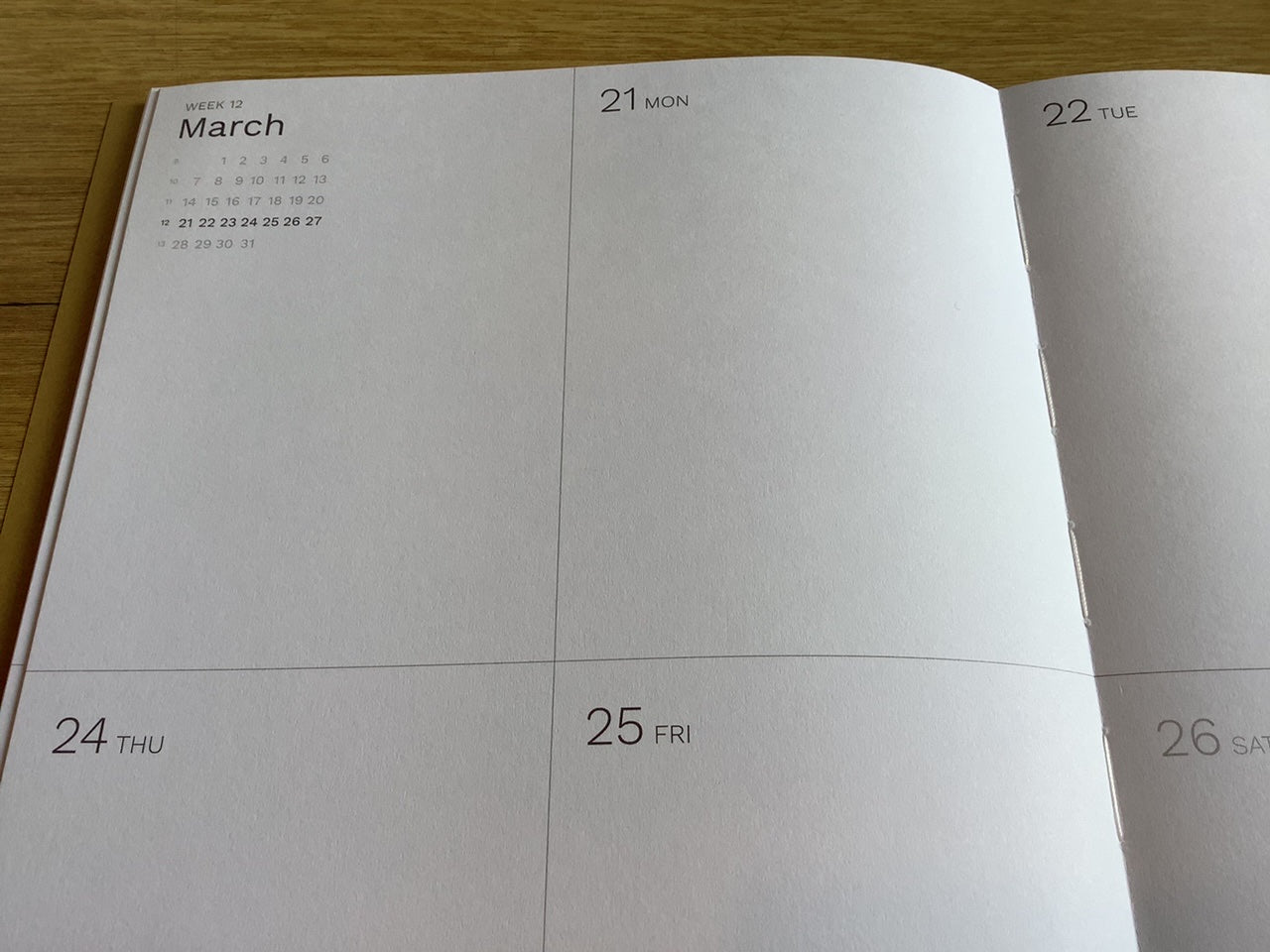 Wochenplaner A4 Octàgon Tagebuch Notizbuch