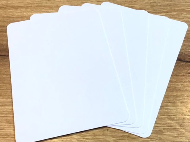 Set 5 Postkarten A6 abgerundet - le typographe - Polly Paper - Umweltfreundliche Schreibwaren