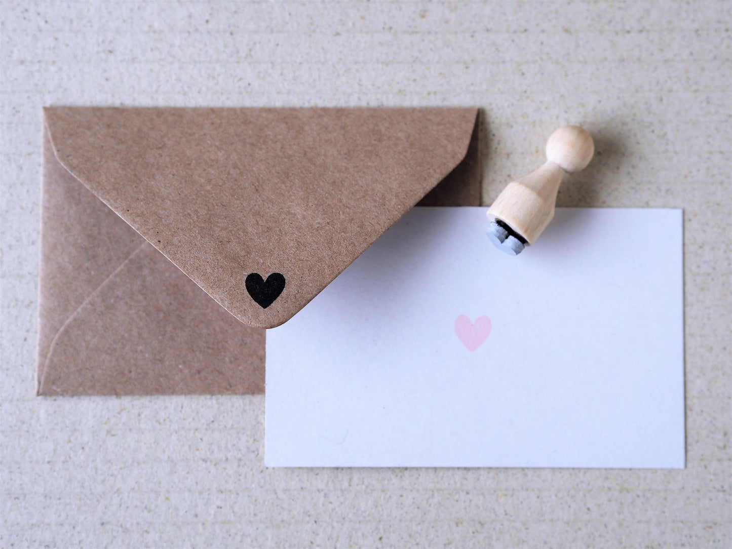 Mikro-Stempel Herz 1cm (Bordschätze) - Polly Paper - Umweltfreundliche Schreibwaren