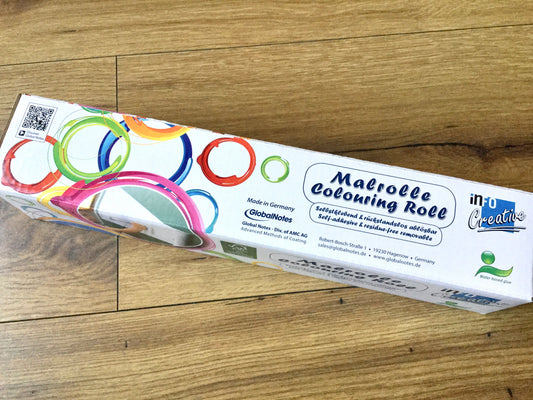 Selbstklebende Malpapierrolle 12m - Polly Paper - Umweltfreundliche Schreibwaren
