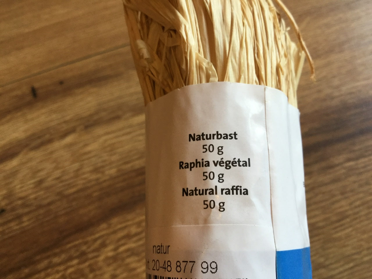 Naturbast Raffia 50g Heyda° - Polly Paper - Umweltfreundliche Schreibwaren