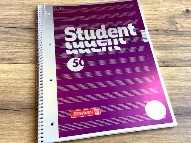 Collegeblock Notenblock Brunnen student 90g - Polly Paper - Umweltfreundliche Schreibwaren