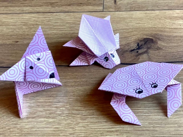 Faltpapier Origami 25Bl. 15x15cm (My Pretty Circus)° - Polly Paper - Umweltfreundliche Schreibwaren