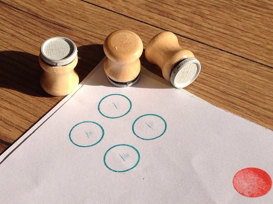 Ministempel Bordschätze Kreis Ring - Polly Paper