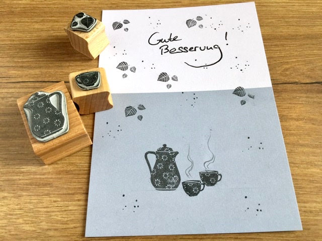 Stempel Teetasse Blümchen 2 klein (Cats on appletrees)