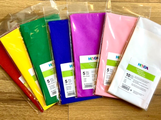 Seidenpapier 50x70cm Heyda 20g° - Polly Paper - Umweltfreundliche Schreibwaren