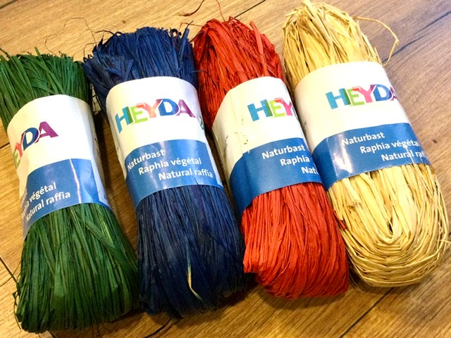 Naturbast Raffia 50g Heyda° - Polly Paper - Umweltfreundliche Schreibwaren