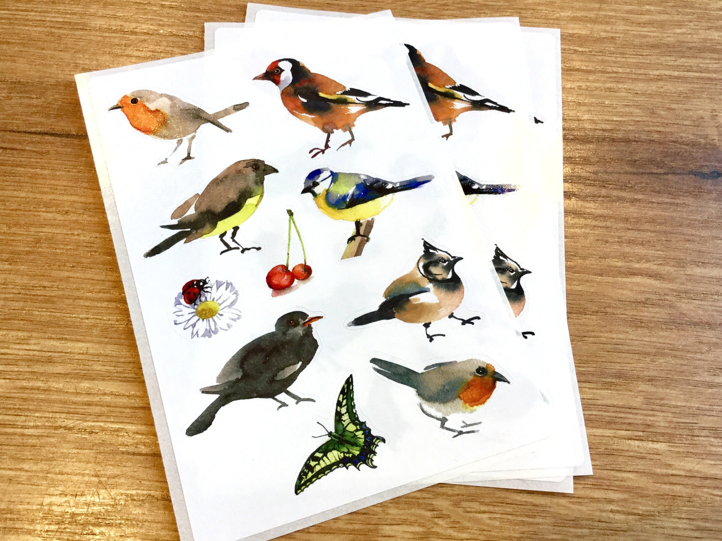 Vögel-Aufkleber Sticker Herma 3351 3Blatt