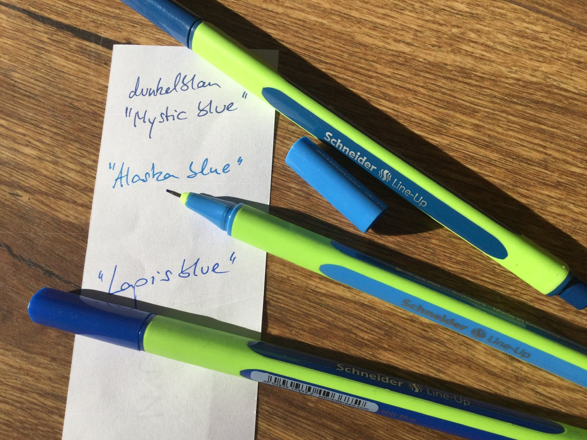 Fineliner Line-Up 04 Bioplastik Schneider einzeln° - Polly Paper - Umweltfreundliche Schreibwaren