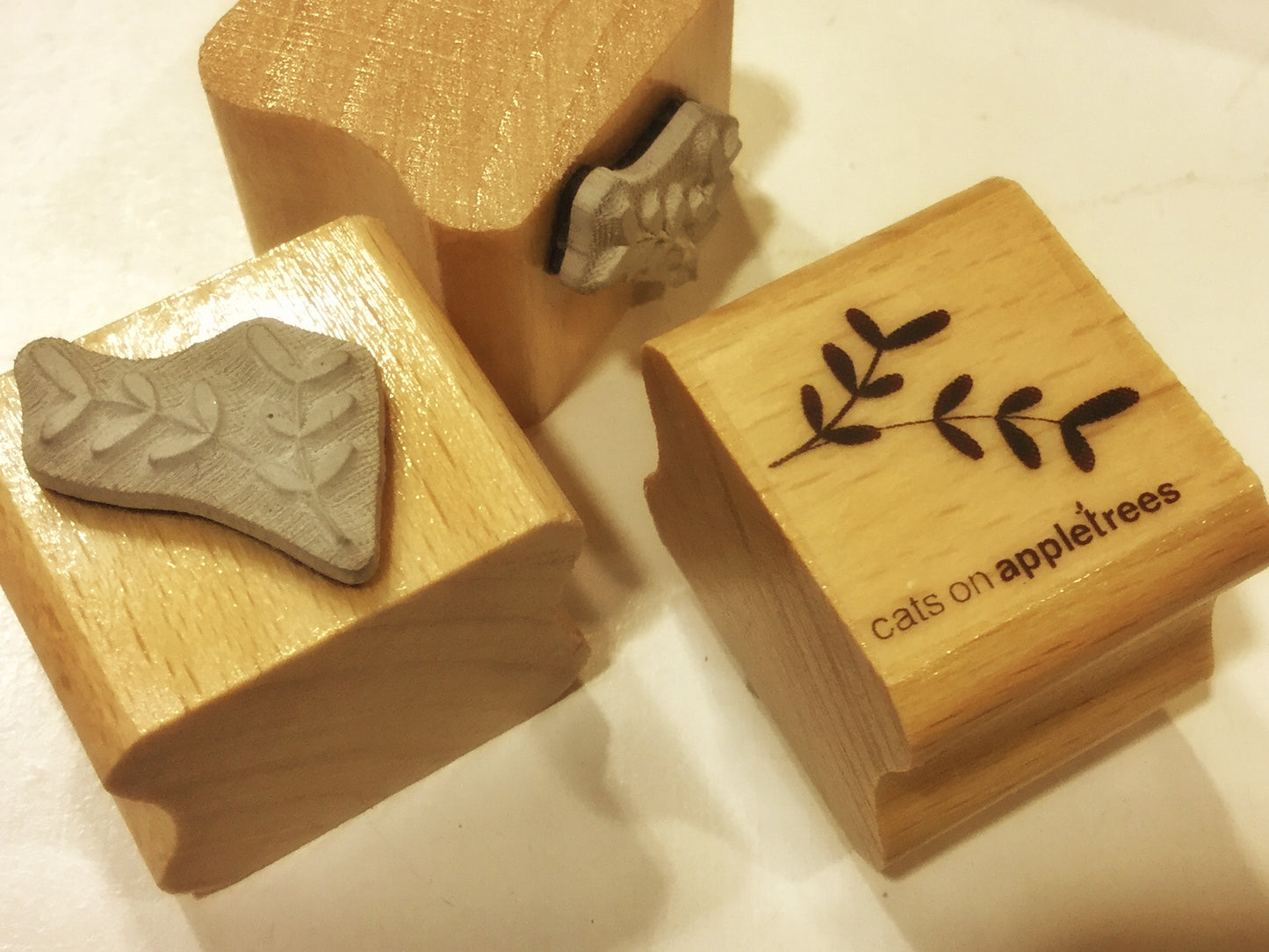 Holzstempel Pflanzen (Cats on appletrees)° - Polly Paper - Umweltfreundliche Schreibwaren