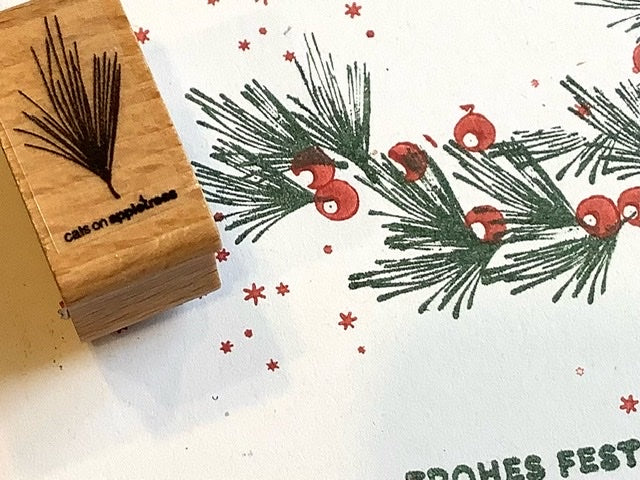 Holzstempel Weihnachten Cats on appletrees° - Polly Paper - Umweltfreundliche Schreibwaren