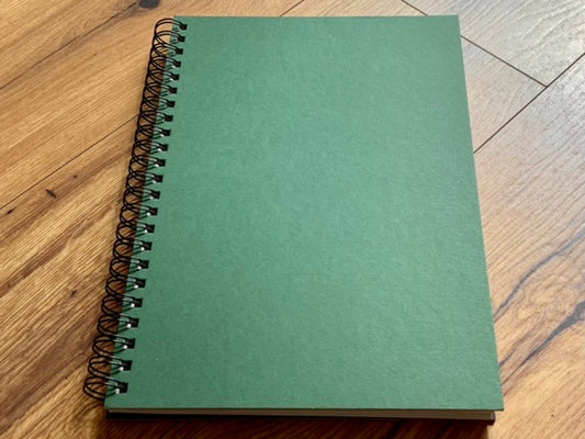 Spiralbuch Feldbuch A4 blanko Skizzenbuch 100g° - Polly Paper - Umweltfreundliche Schreibwaren