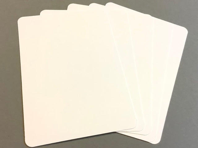 Set 5 Postkarten A6 abgerundet - le typographe - Polly Paper - Umweltfreundliche Schreibwaren