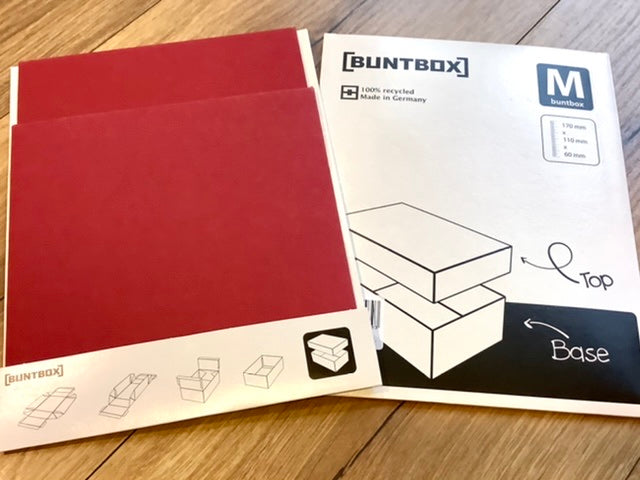 Buntbox M (17x11cm) Geschenkschachtel° - Polly Paper - Umweltfreundliche Schreibwaren