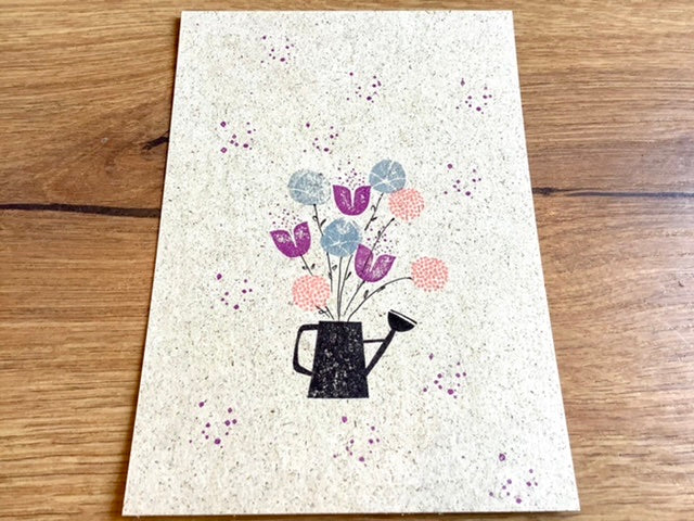 Stempel Gießkanne (Cats on appletrees)