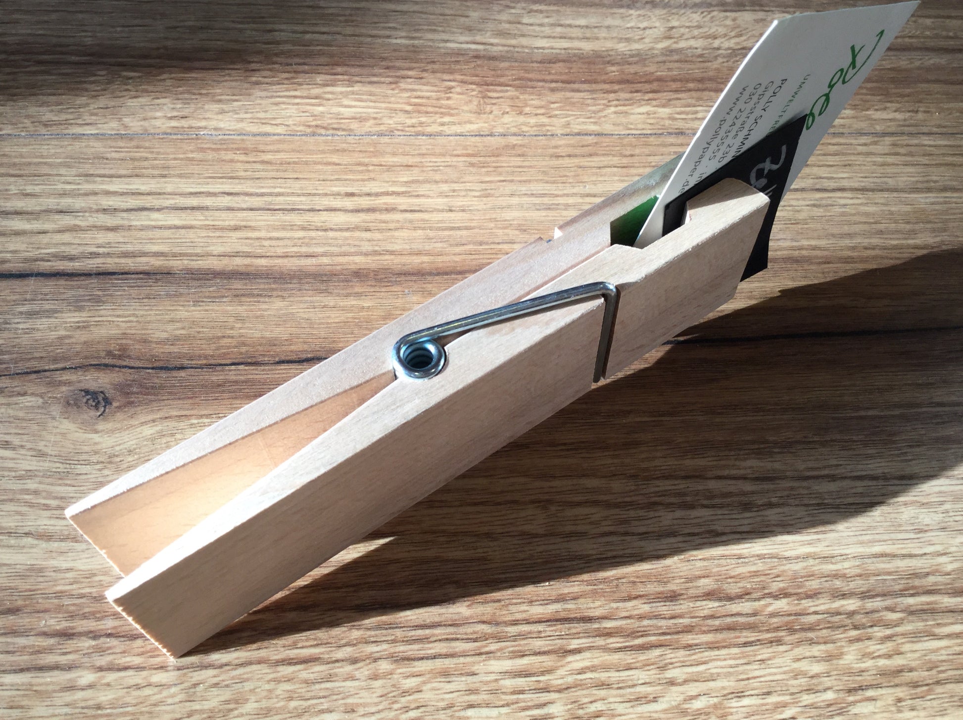 Zettelzange Holz 15cm - Polly Paper - Umweltfreundliche Schreibwaren