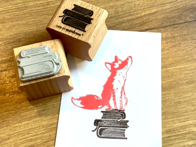 Stempel Bücherstapel (Cats on appletrees) - Polly Paper - Umweltfreundliche Schreibwaren