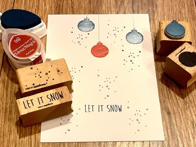 Holzstempel Weihnachten Cats on appletrees° - Polly Paper - Umweltfreundliche Schreibwaren