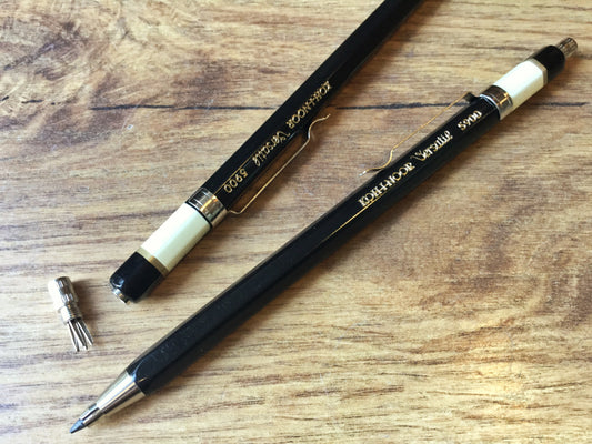 Fallminenstift 2mm +Clip KOH-I-NOOR Metall 5900CL