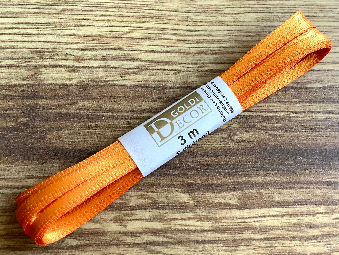 Satinband 3m 3mm dünn Geschenkband° - Polly Paper - Umweltfreundliche Schreibwaren