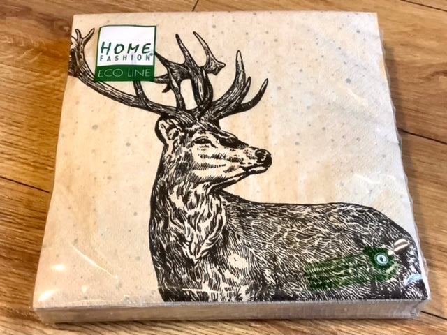 Servietten Hirsch 100 % Recycling