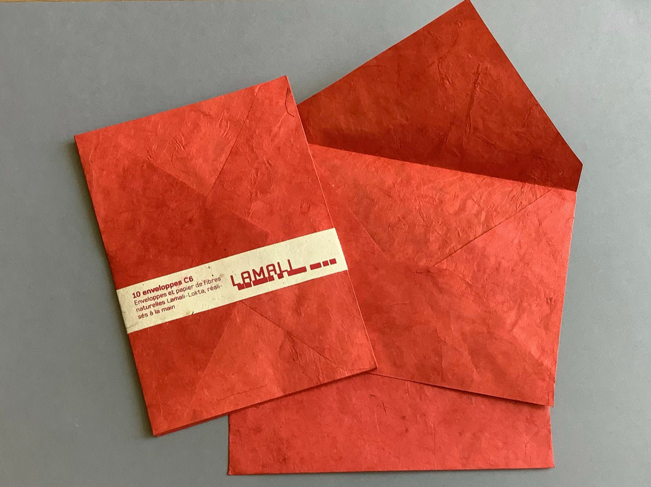 Briefumschläge 10x C6 Nepalpapier Lamali° - Polly Paper - Umweltfreundliche Schreibwaren