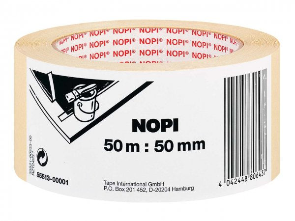 Krepp-Klebeband nopi 50m gelb° - Polly Paper - Umweltfreundliche Schreibwaren