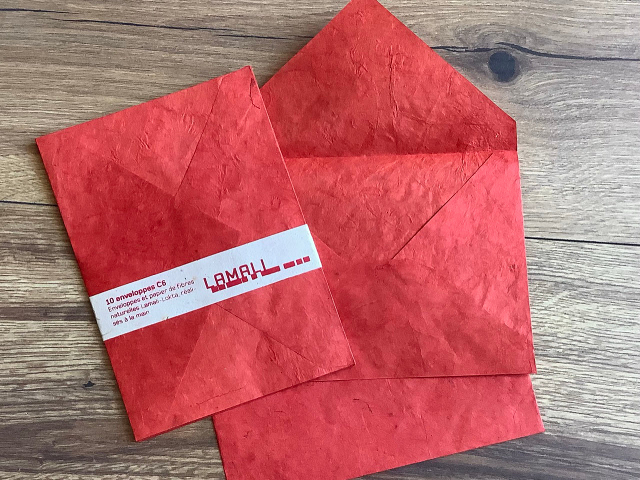 Briefumschläge 10x C6 Nepalpapier Lamali° - Polly Paper - Umweltfreundliche Schreibwaren