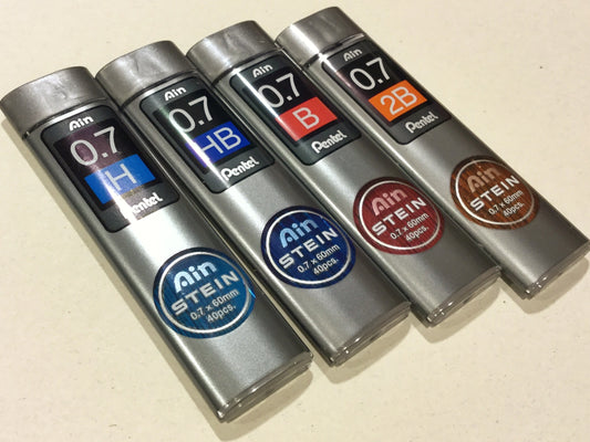 Feinminen 0,7mm 40 Pentel Hi-Polymer Ain Stein° - Polly Paper - Umweltfreundliche Schreibwaren