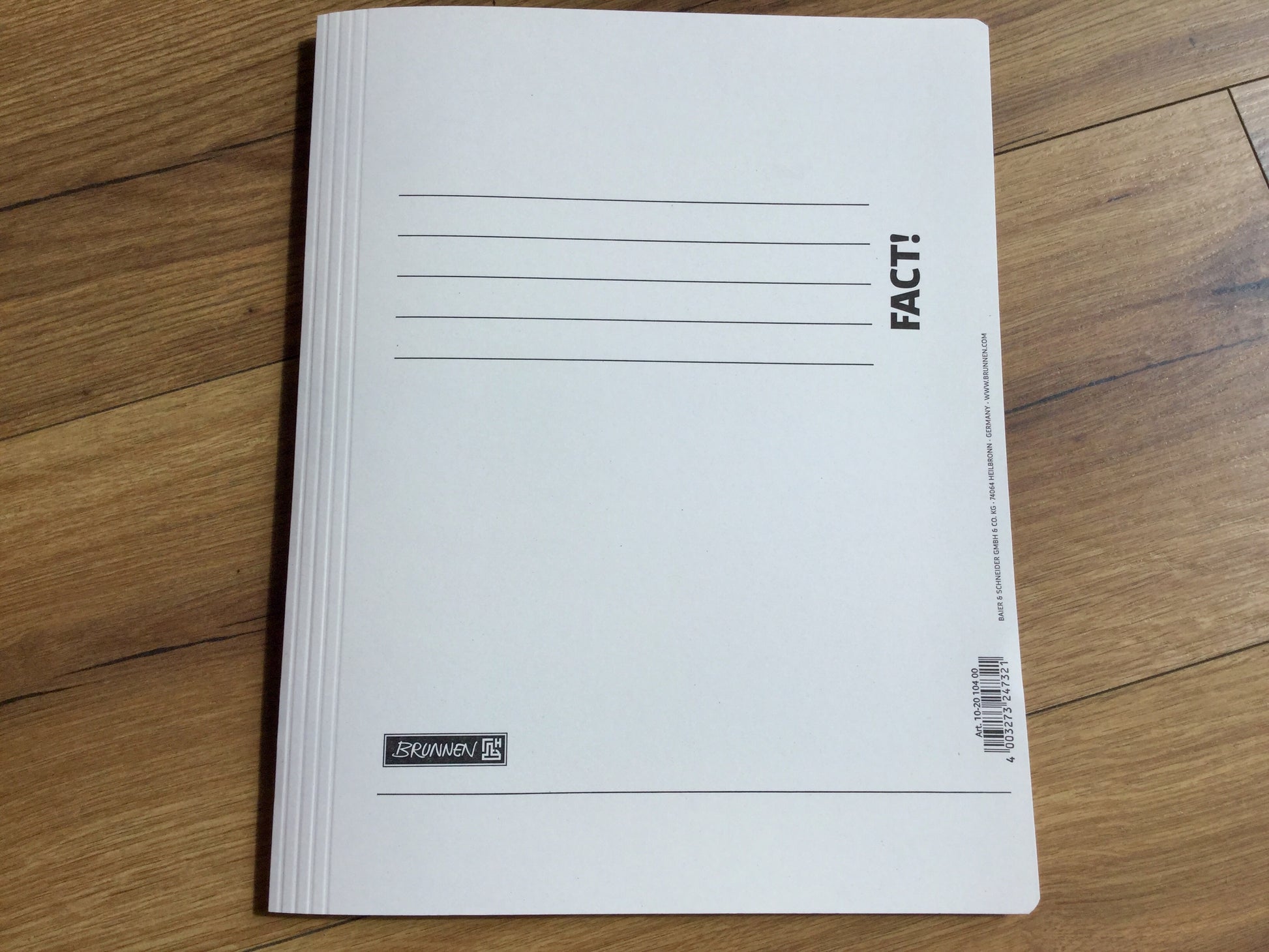 Schnellhefter Brunnen fact! recycelt 250g° - Polly Paper - Umweltfreundliche Schreibwaren