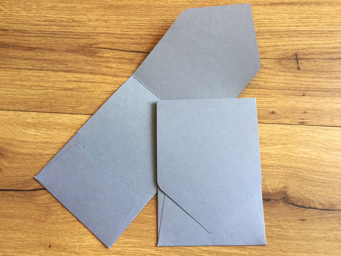 Pocket-Kuvert denim 240g Rössler 12x17cm - Polly Paper - Umweltfreundliche Schreibwaren