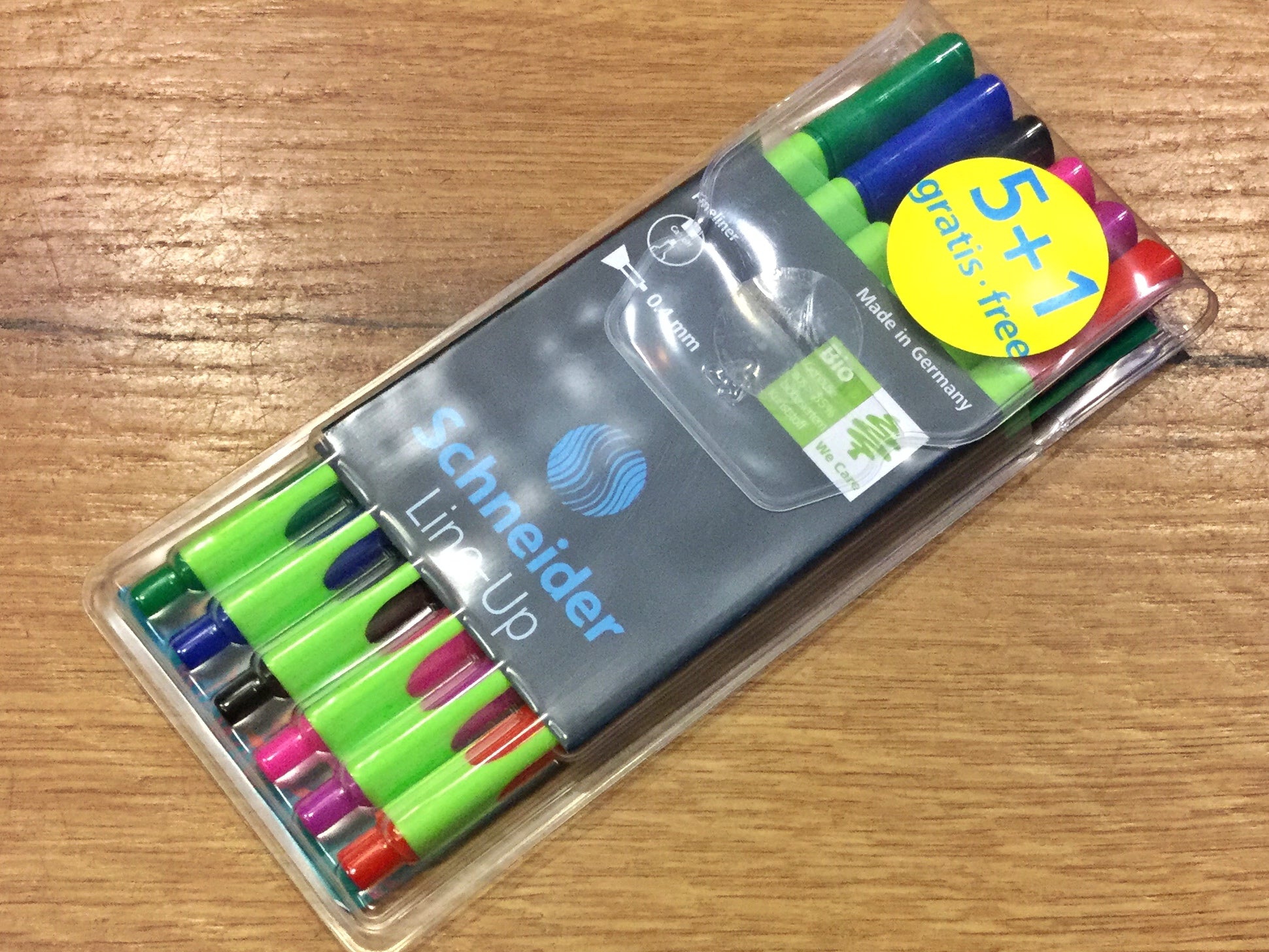 Fineliner Line-up Set Schneider° - Polly Paper - Umweltfreundliche Schreibwaren