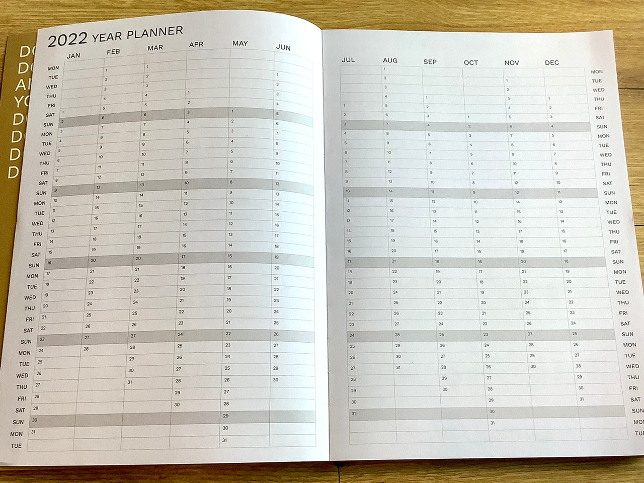 Wochenplaner A4 Octàgon Tagebuch Notizbuch