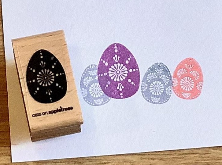 Stempel Osterei Cats on appletrees° - Polly Paper - Umweltfreundliche Schreibwaren
