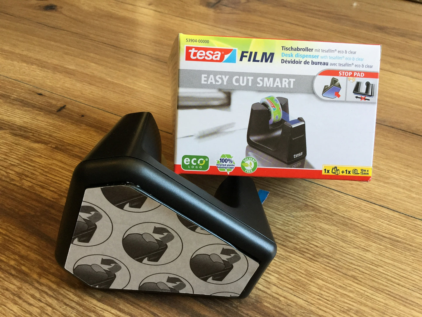 Tischabroller schwarz tesa ecoLogo smart