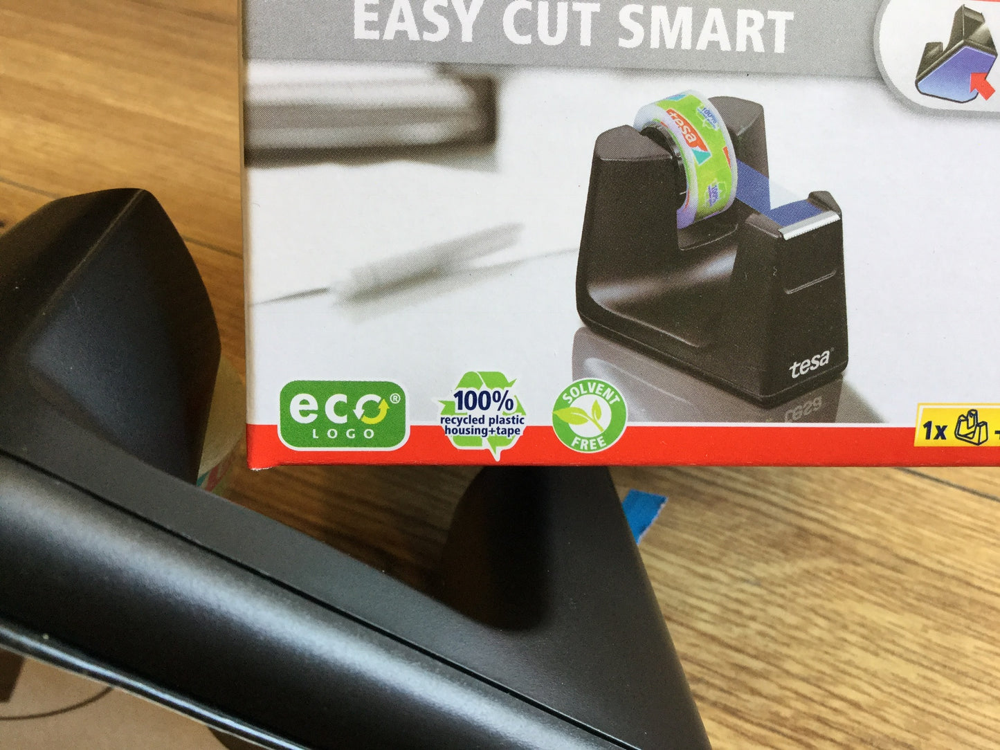 Tischabroller schwarz tesa ecoLogo smart